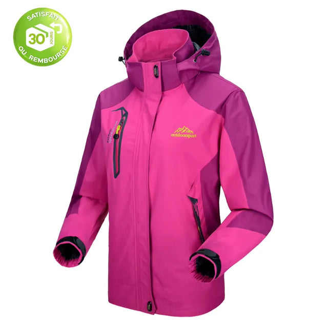 OutdoorSport™ - Veste de randonnée femme avec membrane imperméable