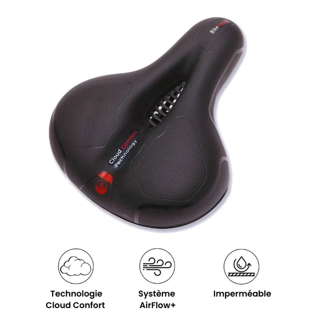 CloudConfort+™ - Selle de vélo unisexe 90° Gel