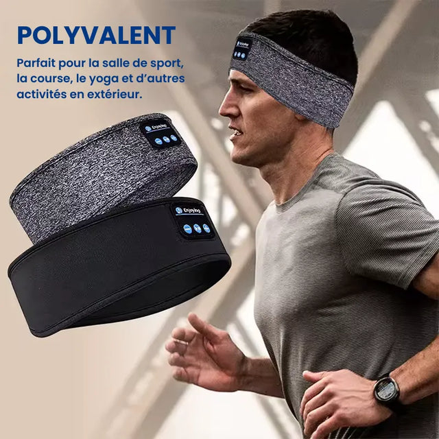 Snowband™ - Bandeau écouteurs Bluetooth pour le sport