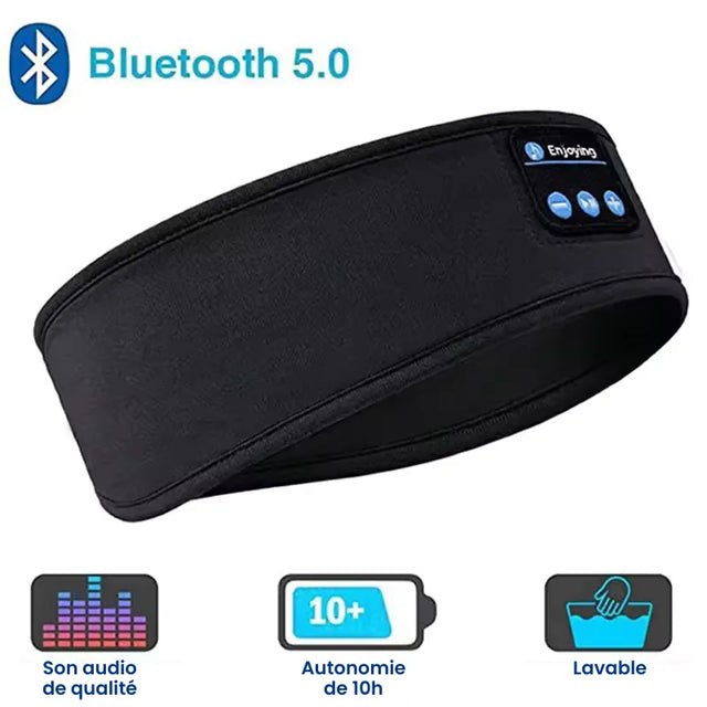 Snowband™ - Bandeau écouteurs Bluetooth pour le sport