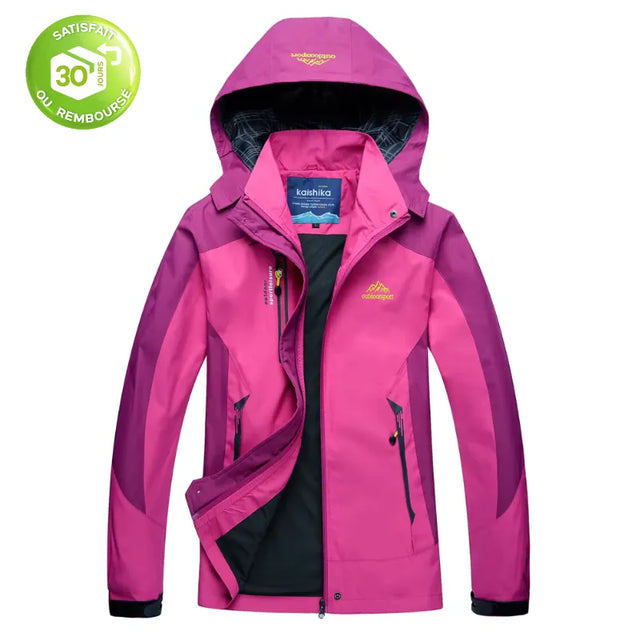 OutdoorSport™ - Veste de randonnée femme avec membrane imperméable