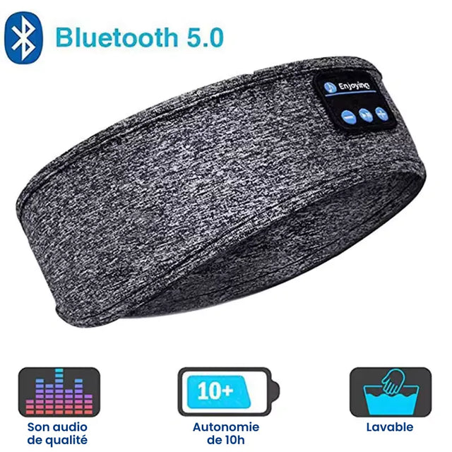 Snowband™ - Bandeau écouteurs Bluetooth pour le sport