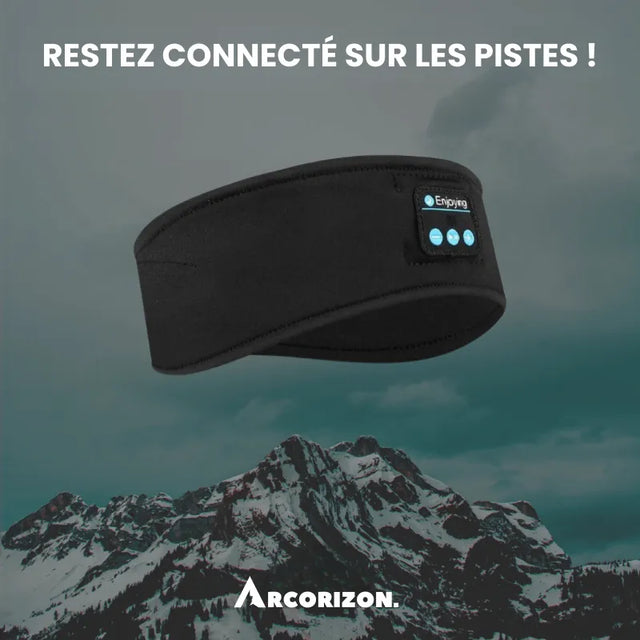 Snowband™ - Bandeau écouteurs Bluetooth pour le sport