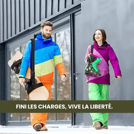 Straply™ - Sangle pratique pour le transport des skis