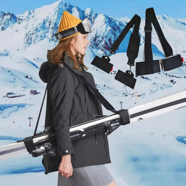 Straply™ - Sangle pratique pour le transport des skis