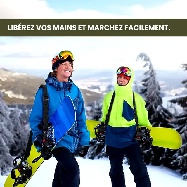 Straply™ - Sangle pratique pour le transport des skis