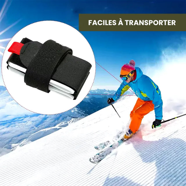 Straply™ - Sangle pratique pour le transport des skis